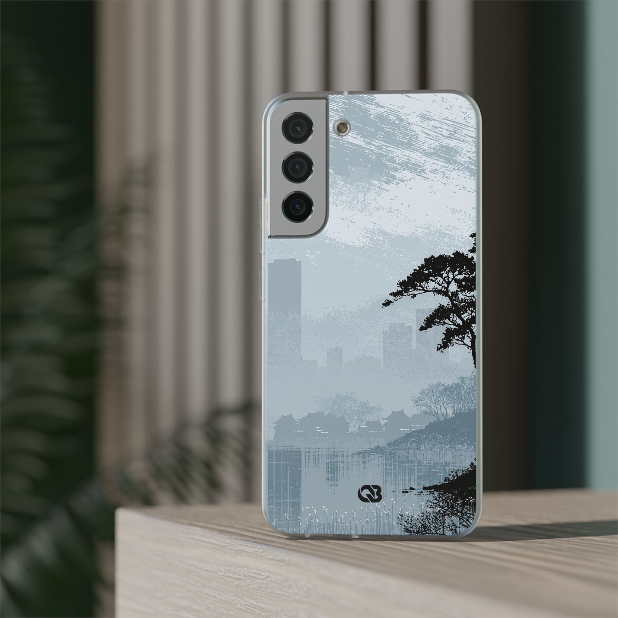 Grey Lite Phone Case for Samsung - Steel Slate Zen