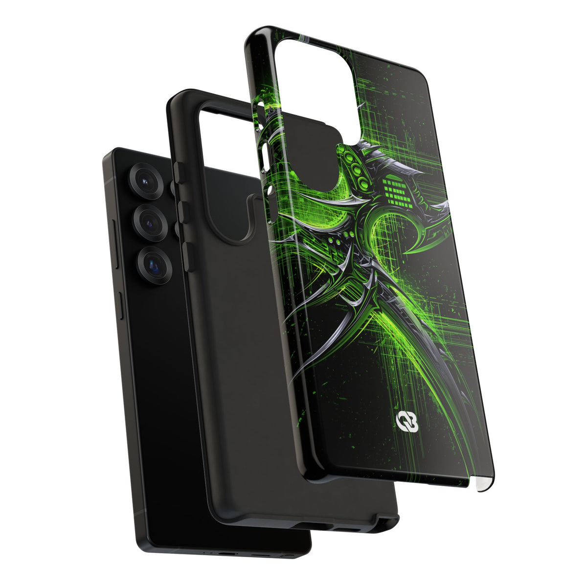 Cyber Sigil Grid · Tough Phone Case for Samsung · Green