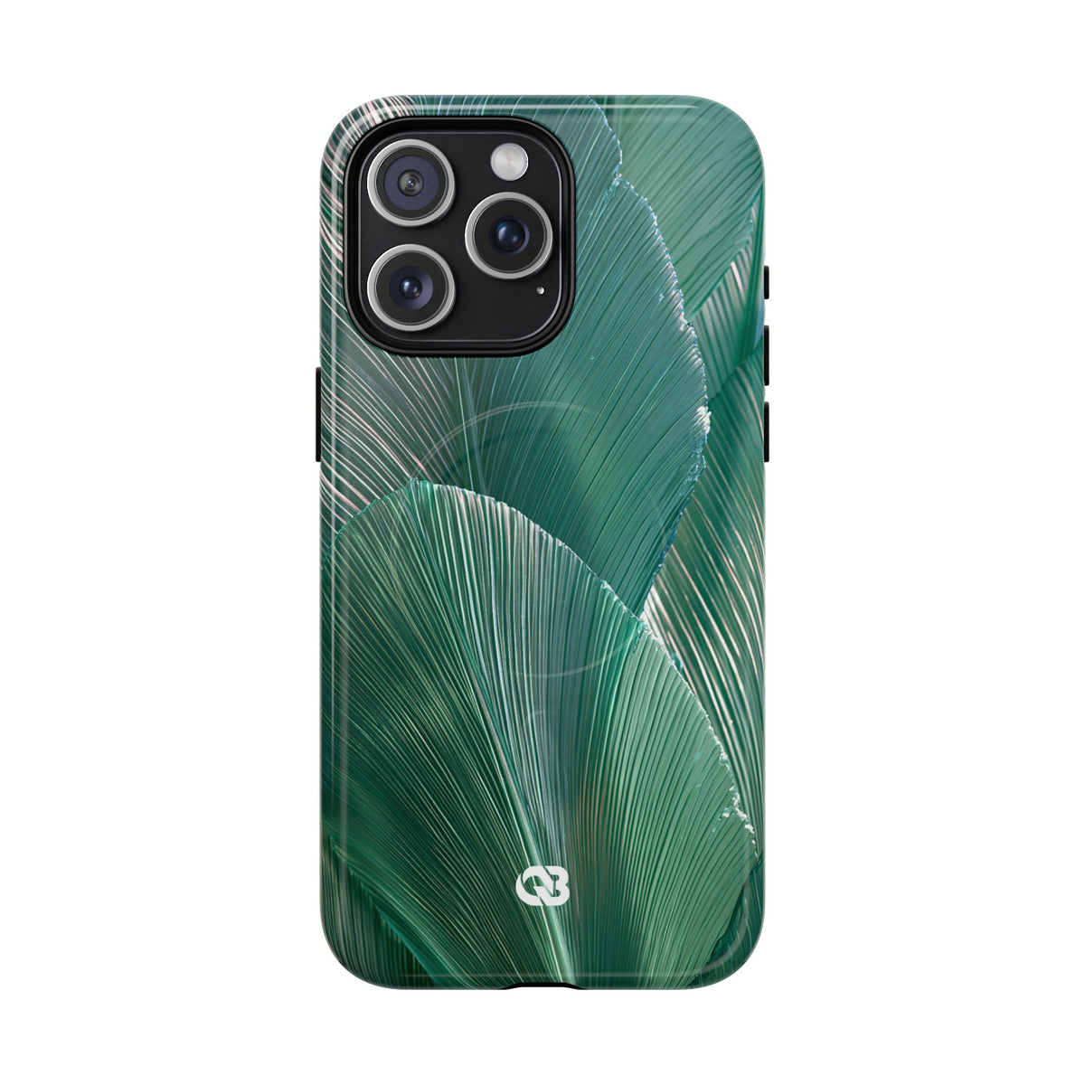 Translucent Fan Palm · Tough 2.0 Magnetic Phone Case for iPhone · Teal