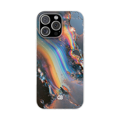 Prismatic Aura Flow · Lite Phone Case for iPhone ·  Blue