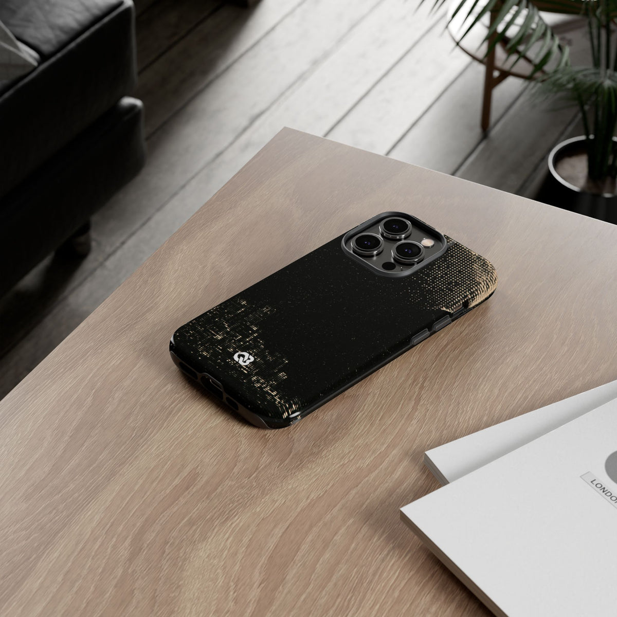 Lunar Metropolis Nocturne · Tough Phone Case for iPhone · Black