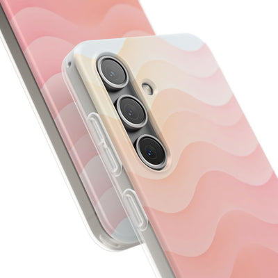 Blush Horizon Waves · Lite Phone Case for Samsung · Pink