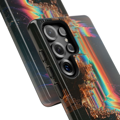 Prismatic Circuit · Tough Phone Case for Samsung · Black