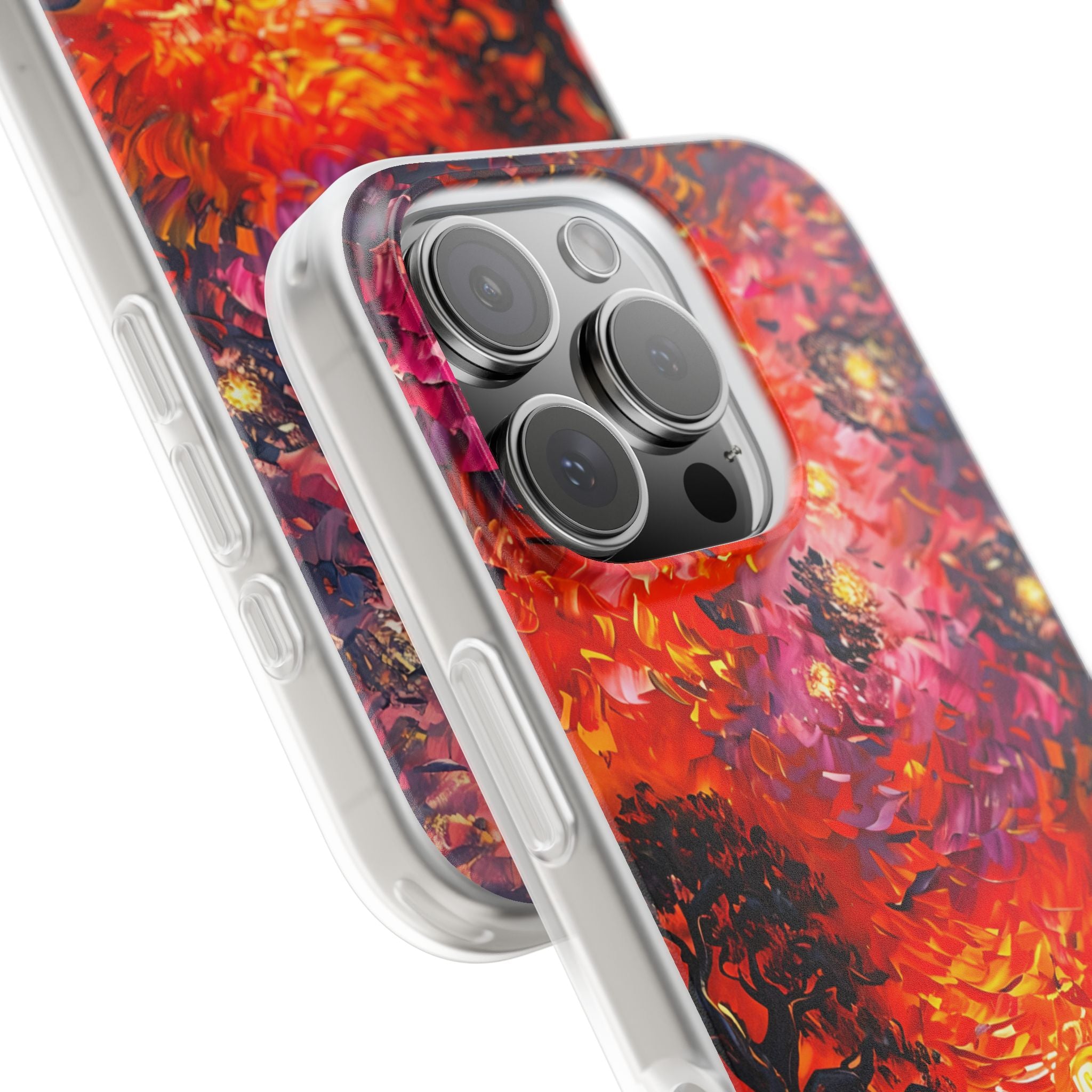 Molten Sky Tree · Soft Handyhülle für iPhone