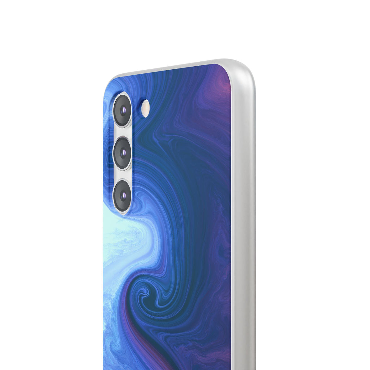 Azure Fluid Swirl · Lite Phone Case for Samsung · Blue