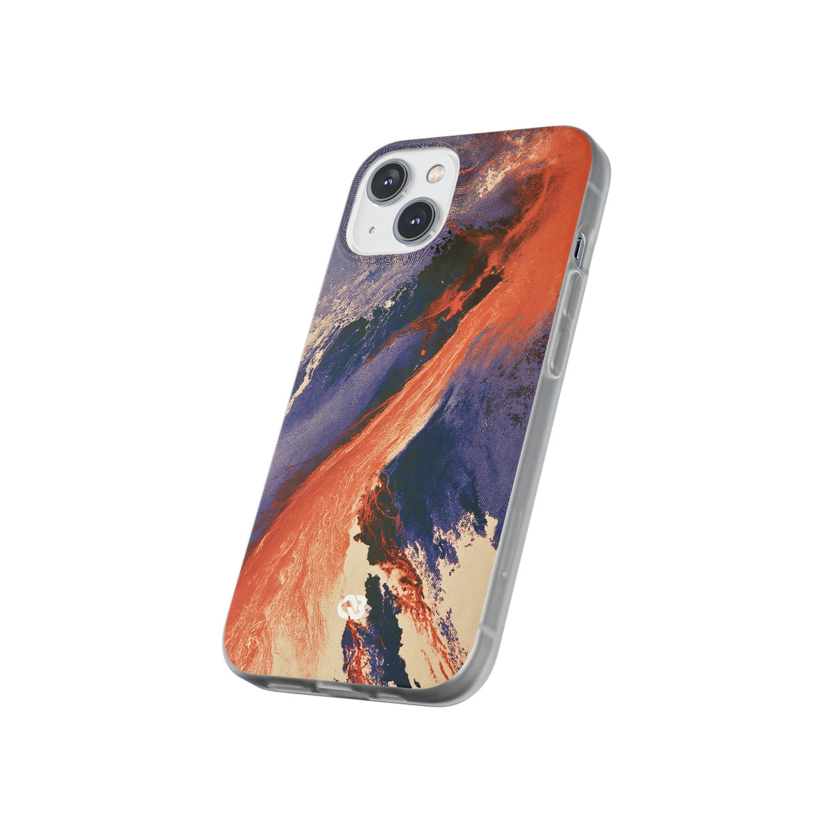 Solar Aura Drift · Lite Phone Case for iPhone ·  Orange