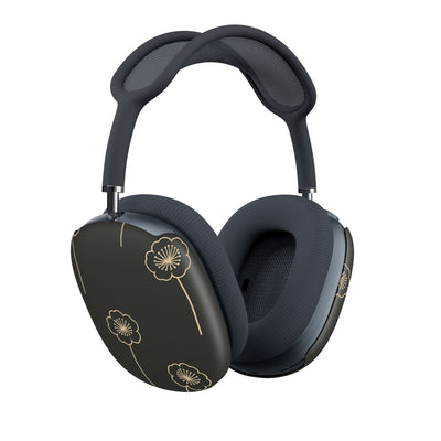 Nocturne Bloom Contours · Hard Case for AirPods Max · Black