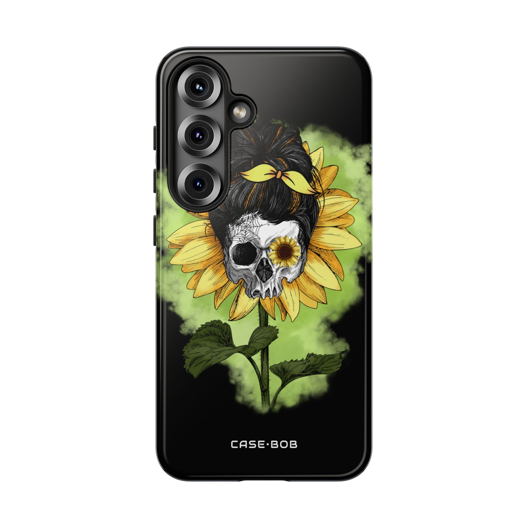 Sonnenblumen-Schädel Samsung S25 Case - Tough