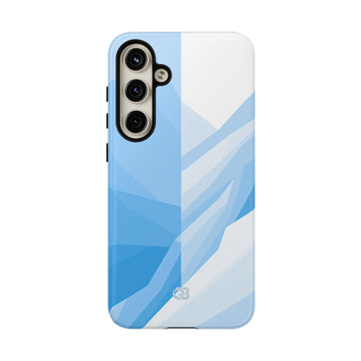 Blue Tough Phone Case for Samsung - Arctic Glacial Ridge