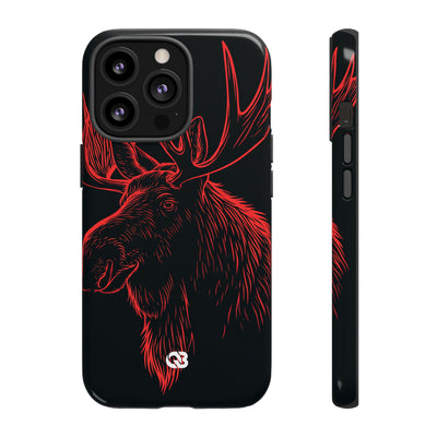 Nordic Elk · Tough Phone Case for iPhone · Black