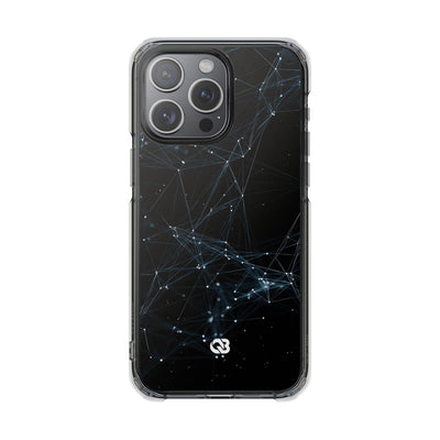 Black Impact MagSafe Phone Case for iPhone - Arctic Neural Mesh