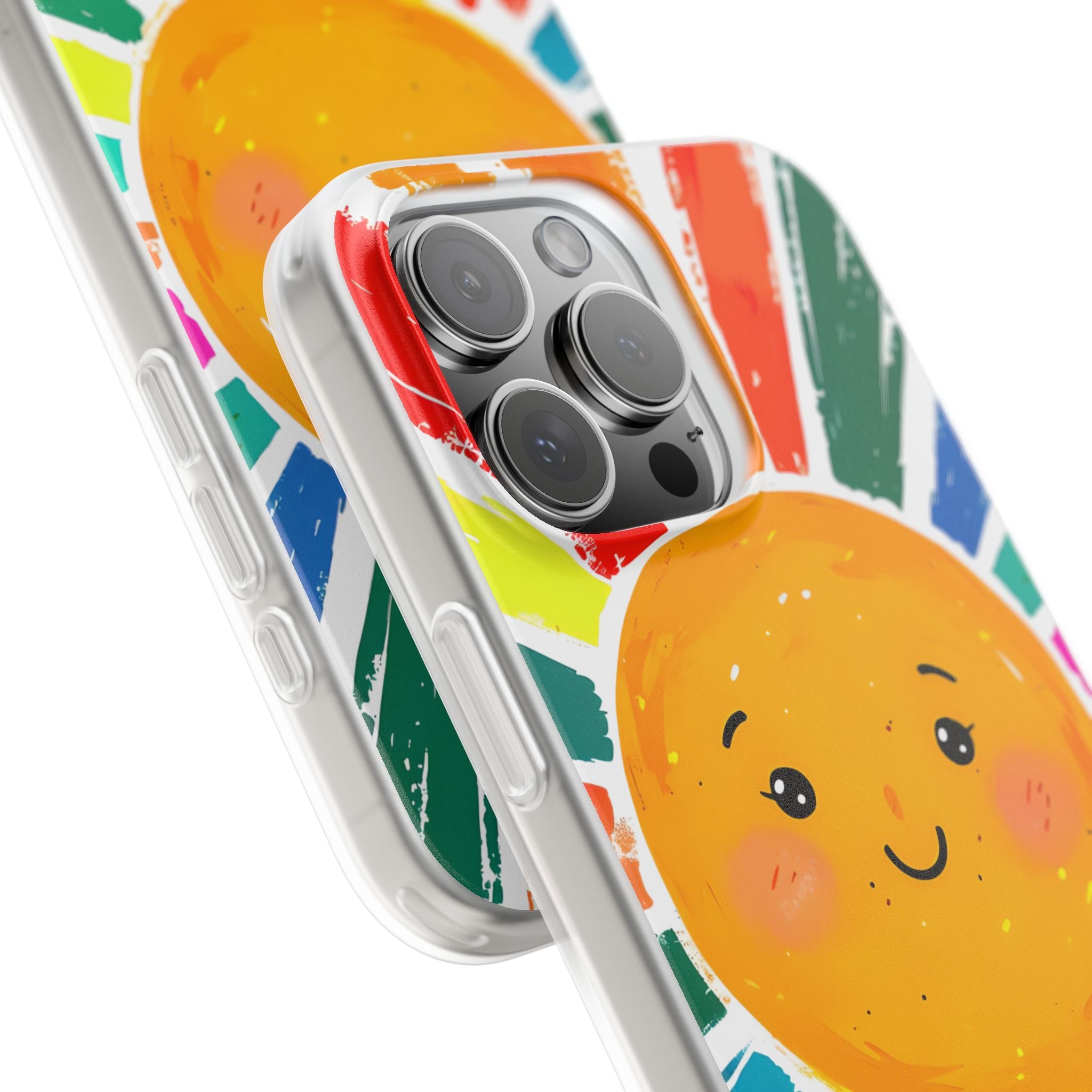 Vibrant Solar Smile · Soft Phone Case for iPhone
