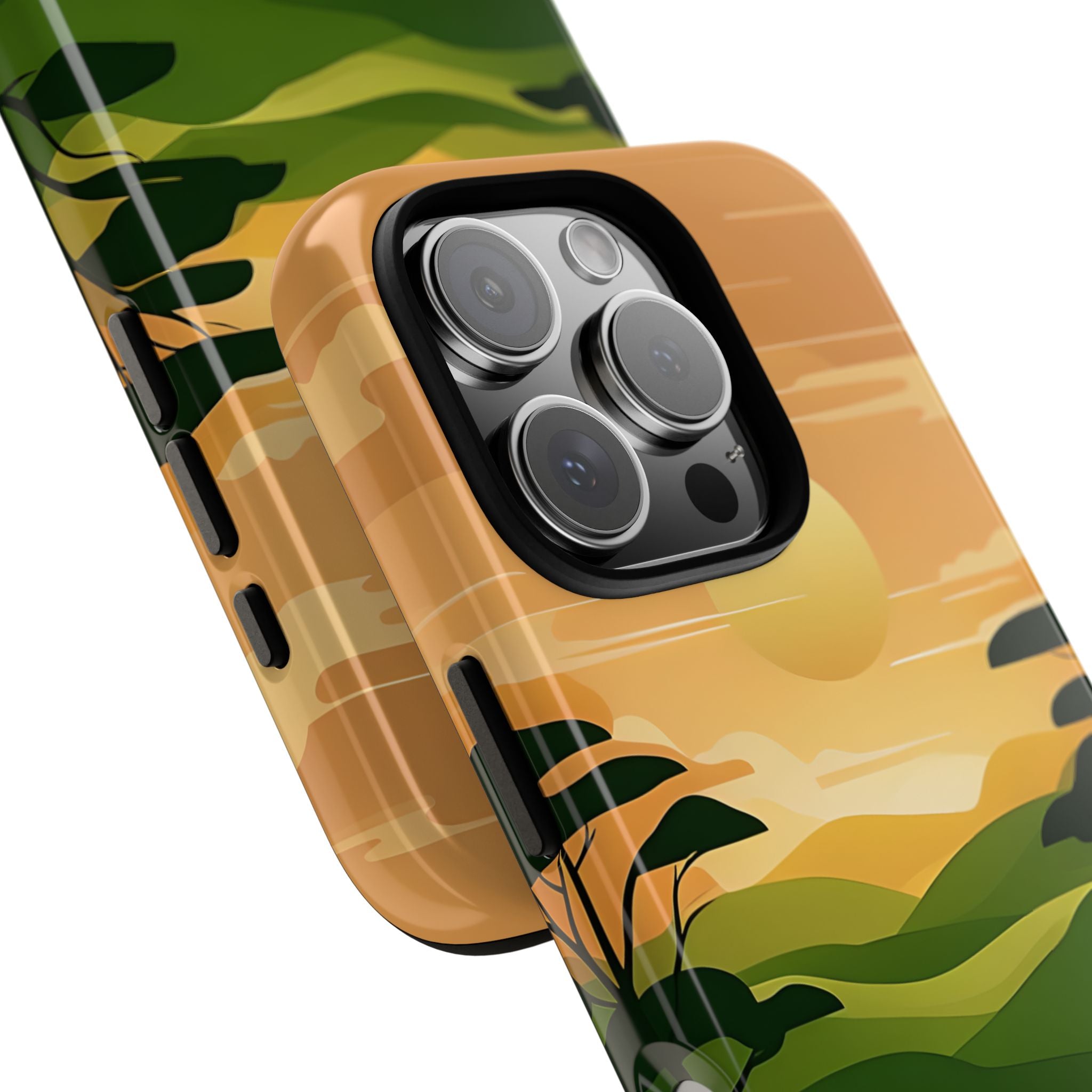 Verdant Horizon Sun · Tough Phone Case for iPhone