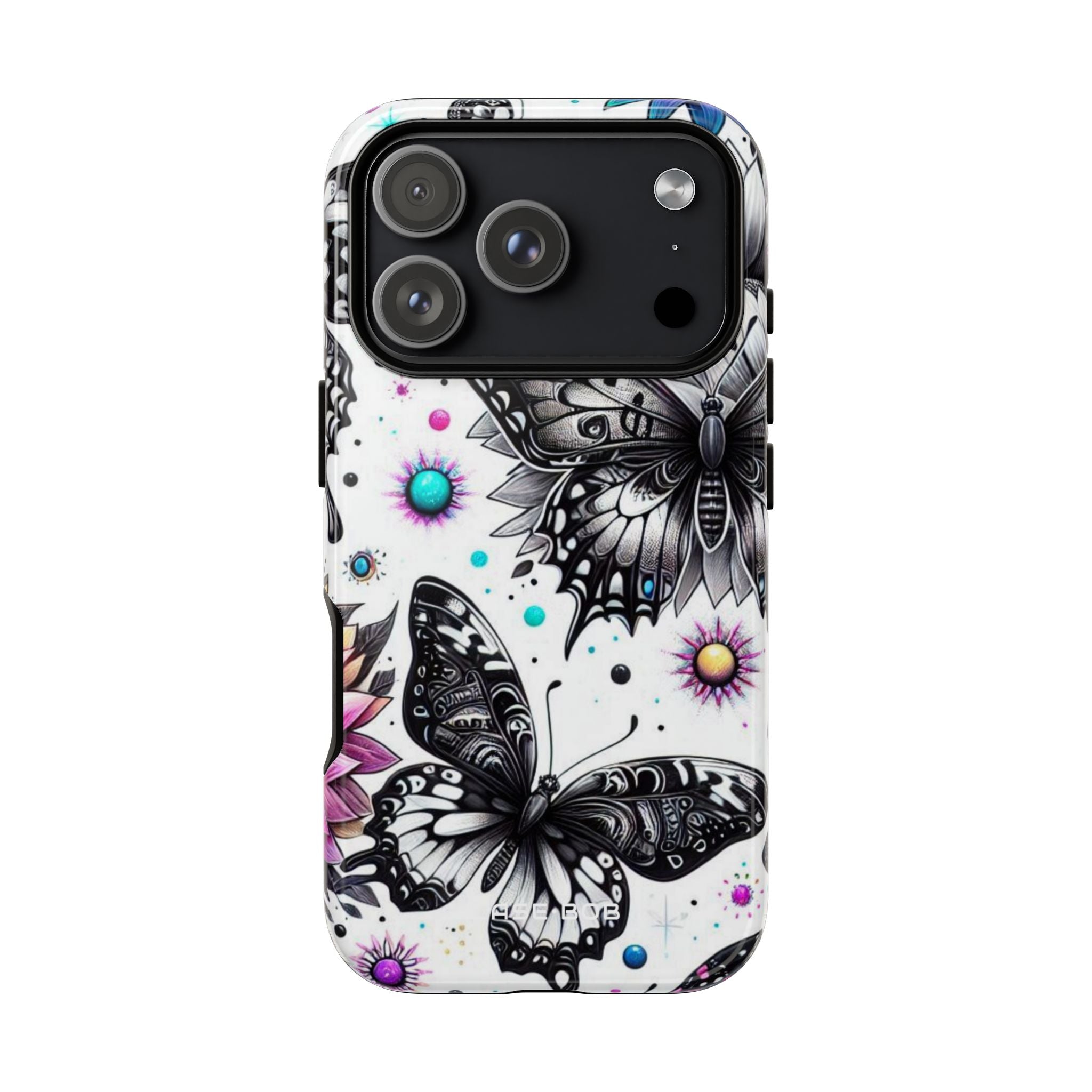 Butterfly Bloom iPhone 17 Pro Case - Tough - CASE•BOB