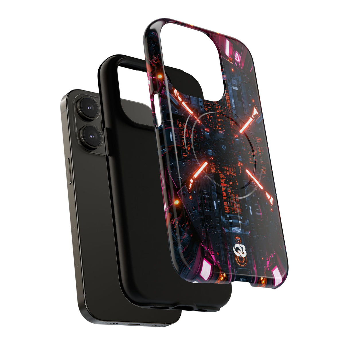 Cybernetic Reactor Core · Tough 2.0 Magnetic Phone Case for iPhone · Black