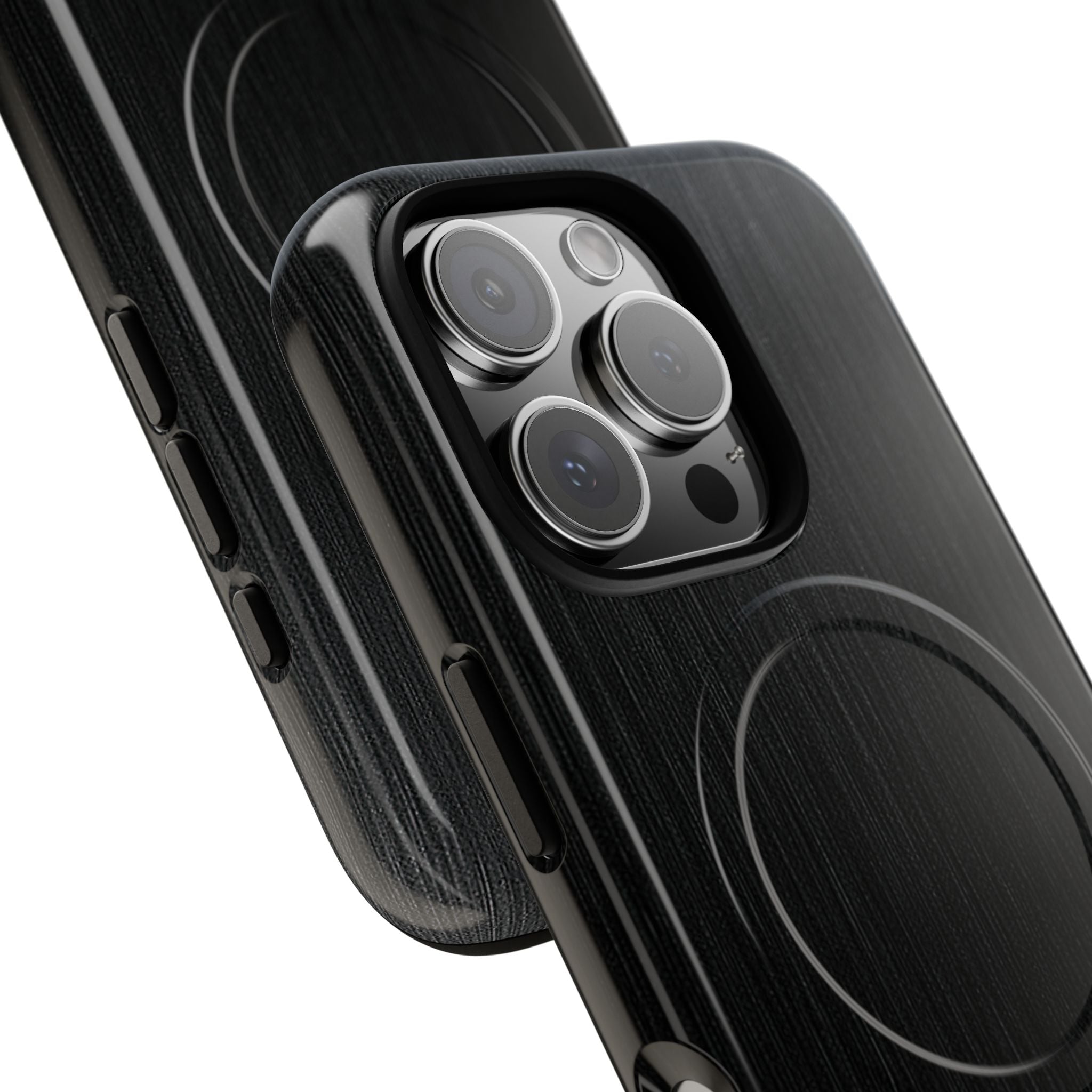 Black Tough 2.0 Magsafe Phone Case for iPhone - Brushed Obsidian Slate