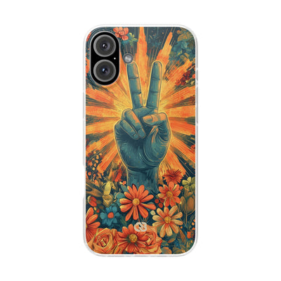 Radiant Peace Bloom · Soft Phone Case for iPhone