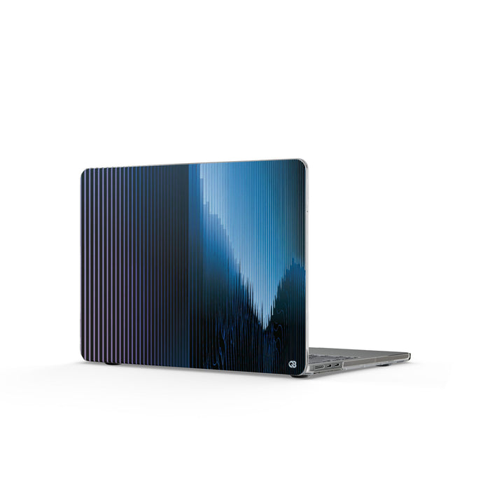 Orbital Horizon · Clear Hard Case for MacBook · Blue