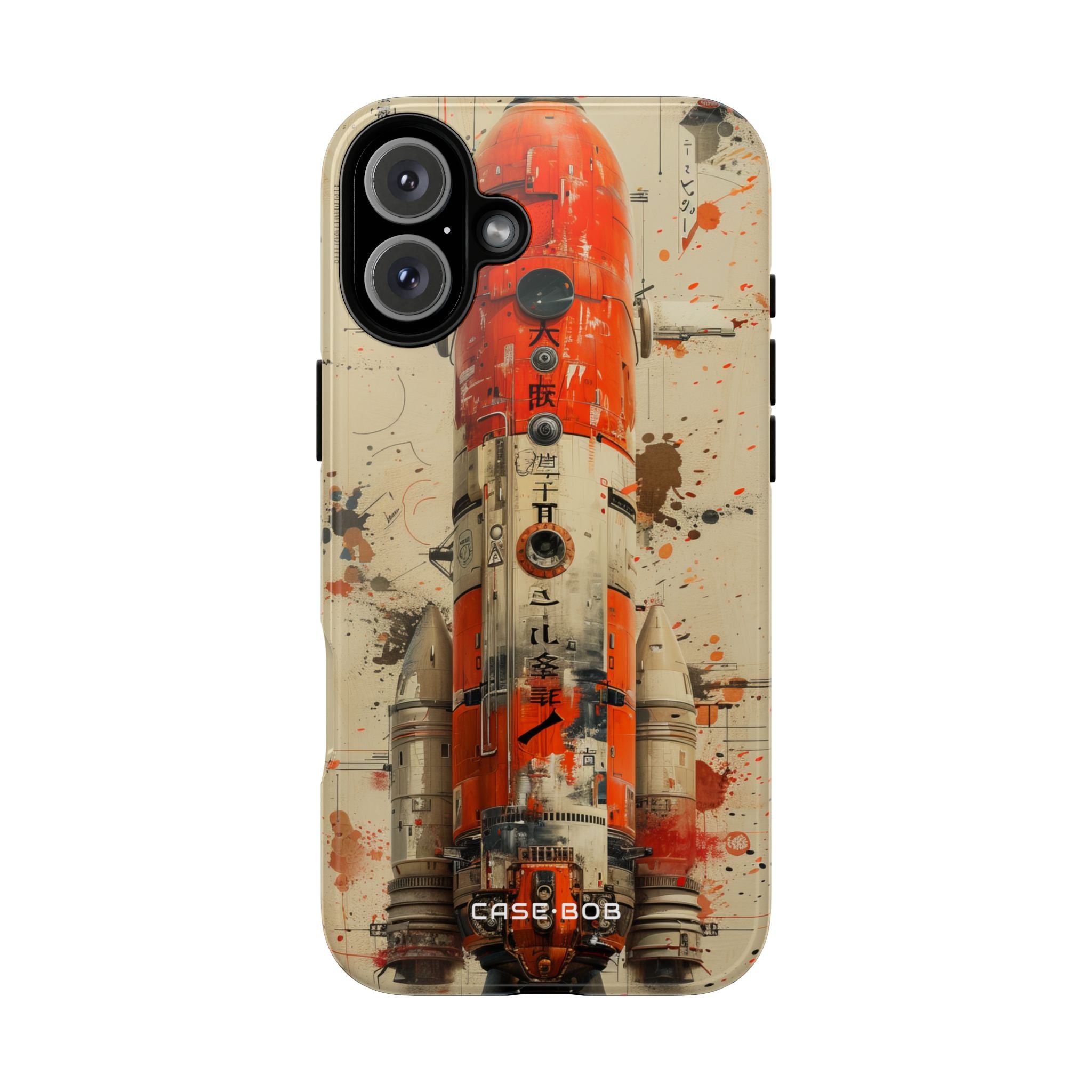 Crimson Rocket iPhone 16 Plus Case - Tough