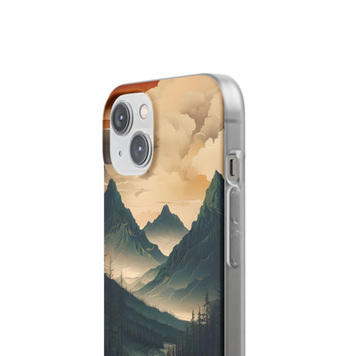 Summit River Dusk · Soft Phone Case for iPhone