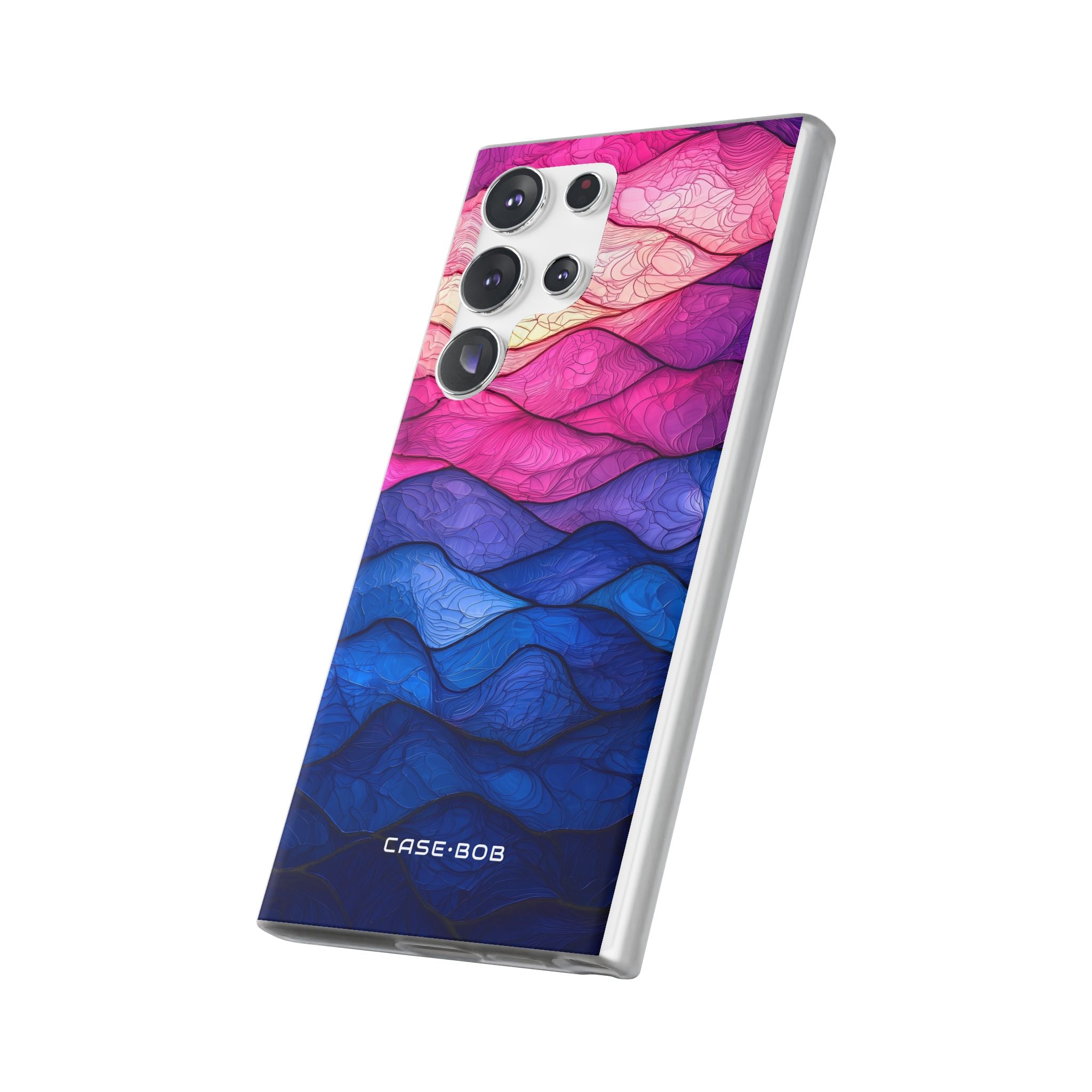 Wavy Vein Gradient Samsung S23 Ultra Case - Soft