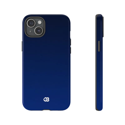 Blue Tough Phone Case for iPhone - Midnight Cobalt Fade