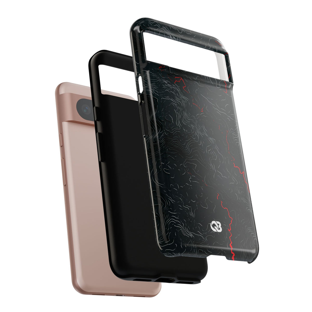 Crimson Rift · Tough Phone Case for Pixel ·  Black