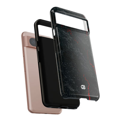 Crimson Rift · Tough Phone Case for Pixel ·  Black