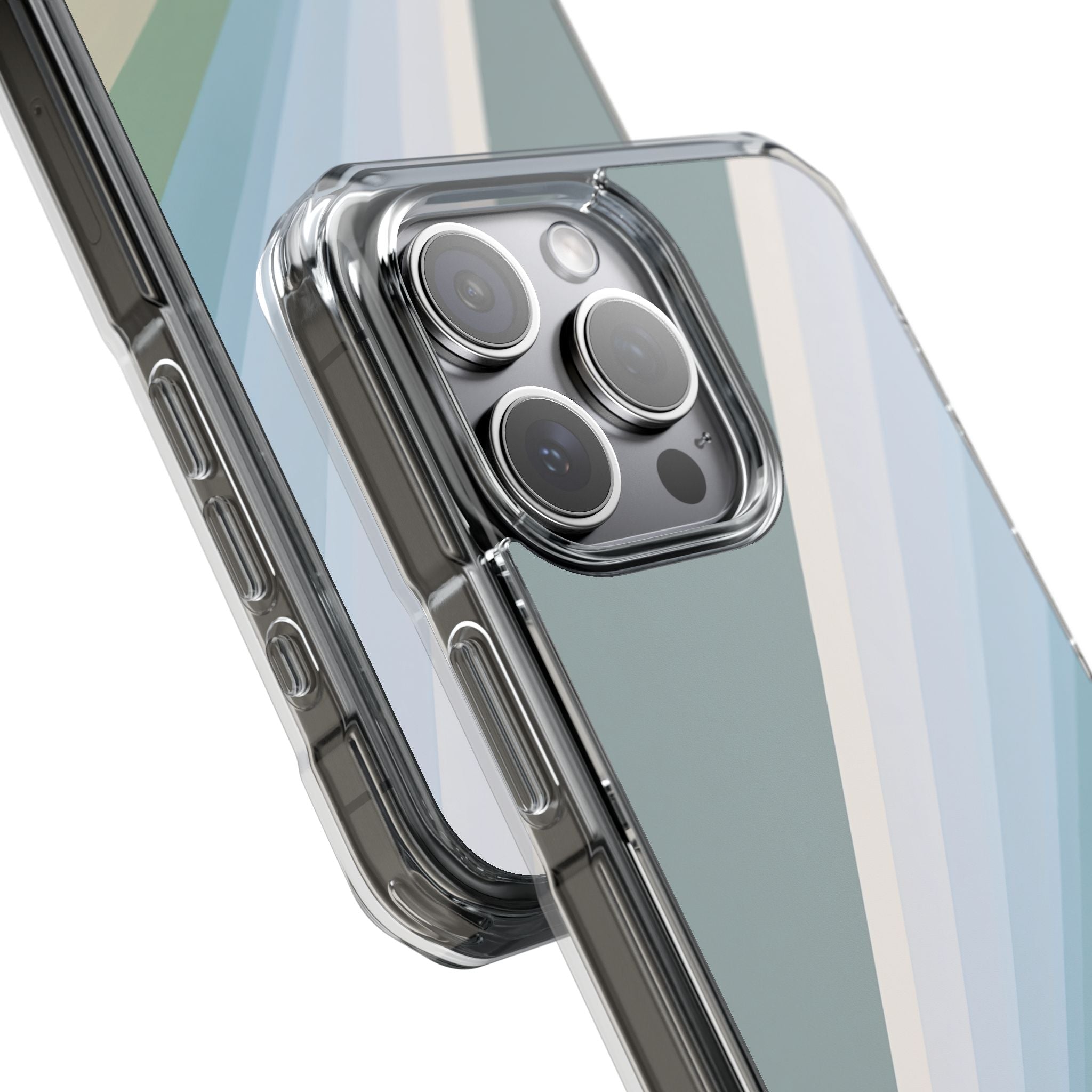 Green Impact MagSafe Phone Case for iPhone - Sage Prism Beam