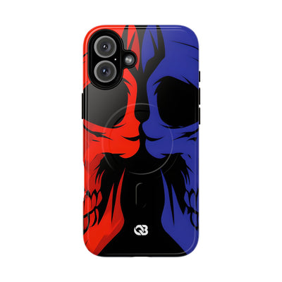 Crimson Cobalt Skulls · Tough+ Phone Case for iPhone · Magsafe