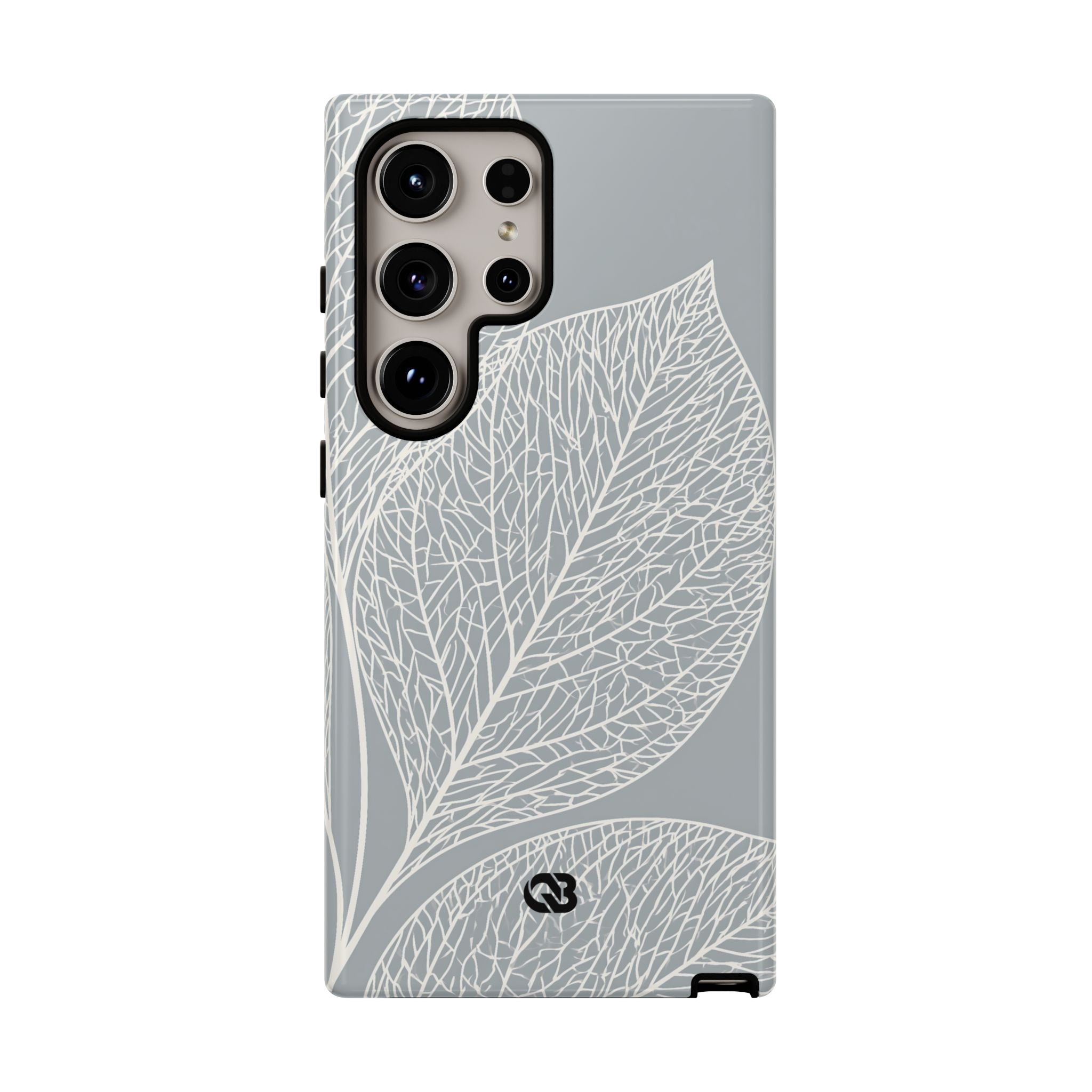Grey Tough Phone Case for Samsung - Frosted Ash Veins
