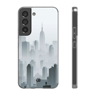 Grey Lite Phone Case for Samsung - Steel Mist Skyline
