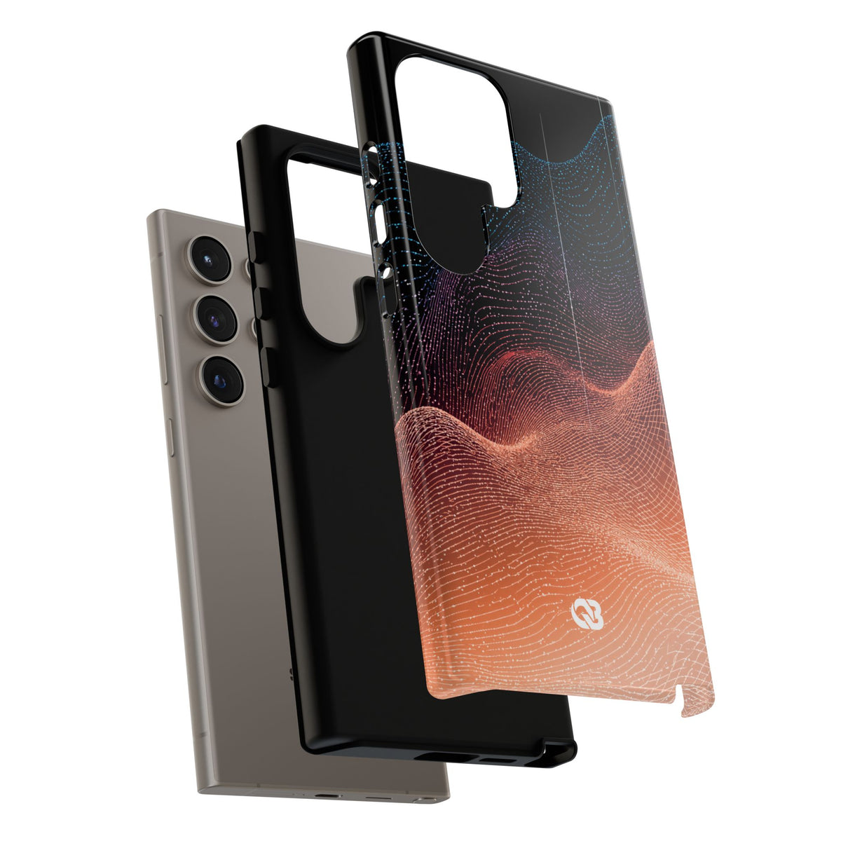 Spectral Elevation · Tough Phone Case for Samsung · Orange