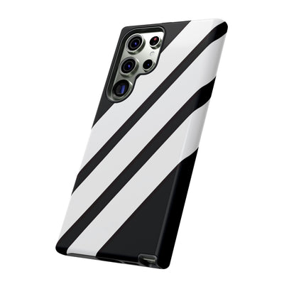 Obsidian White Bars · Tough Handyhülle für Samsung