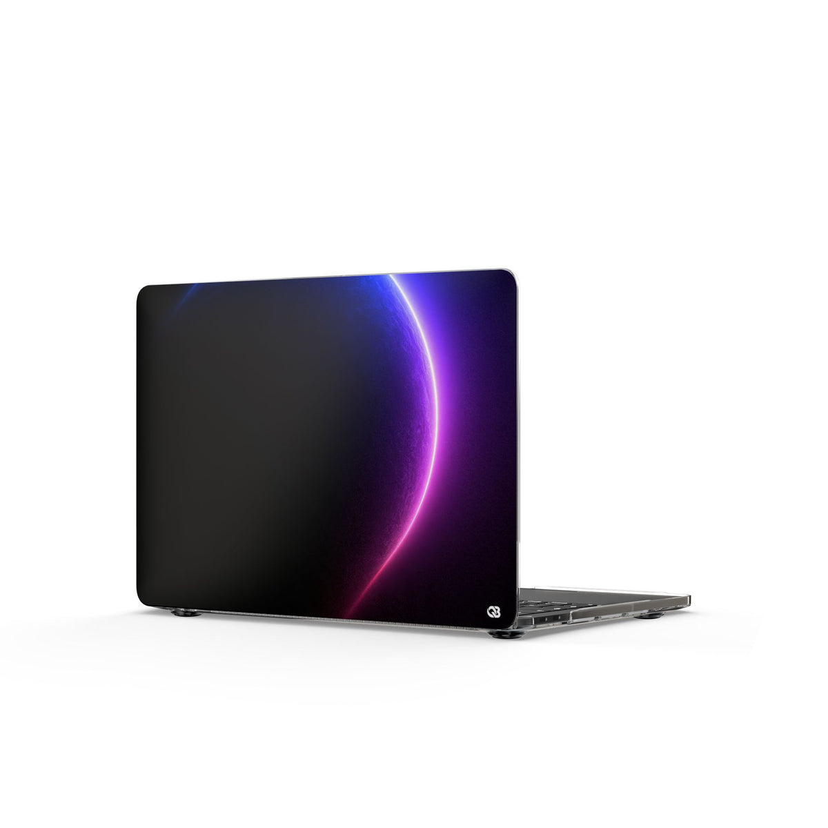 Luminous Eclipse · Clear Hard Case for MacBook · Black