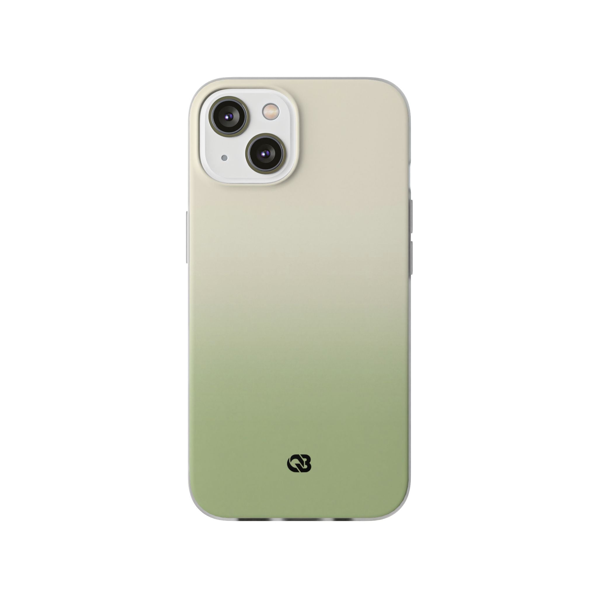 Green Lite Phone Case for iPhone - Bone Sage Fade