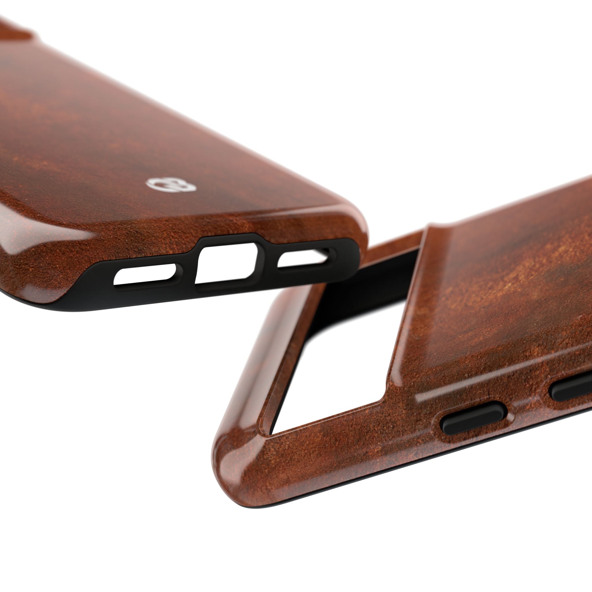 Orange Tough Phone Case for Google Pixel - Oxidized Iron Crust