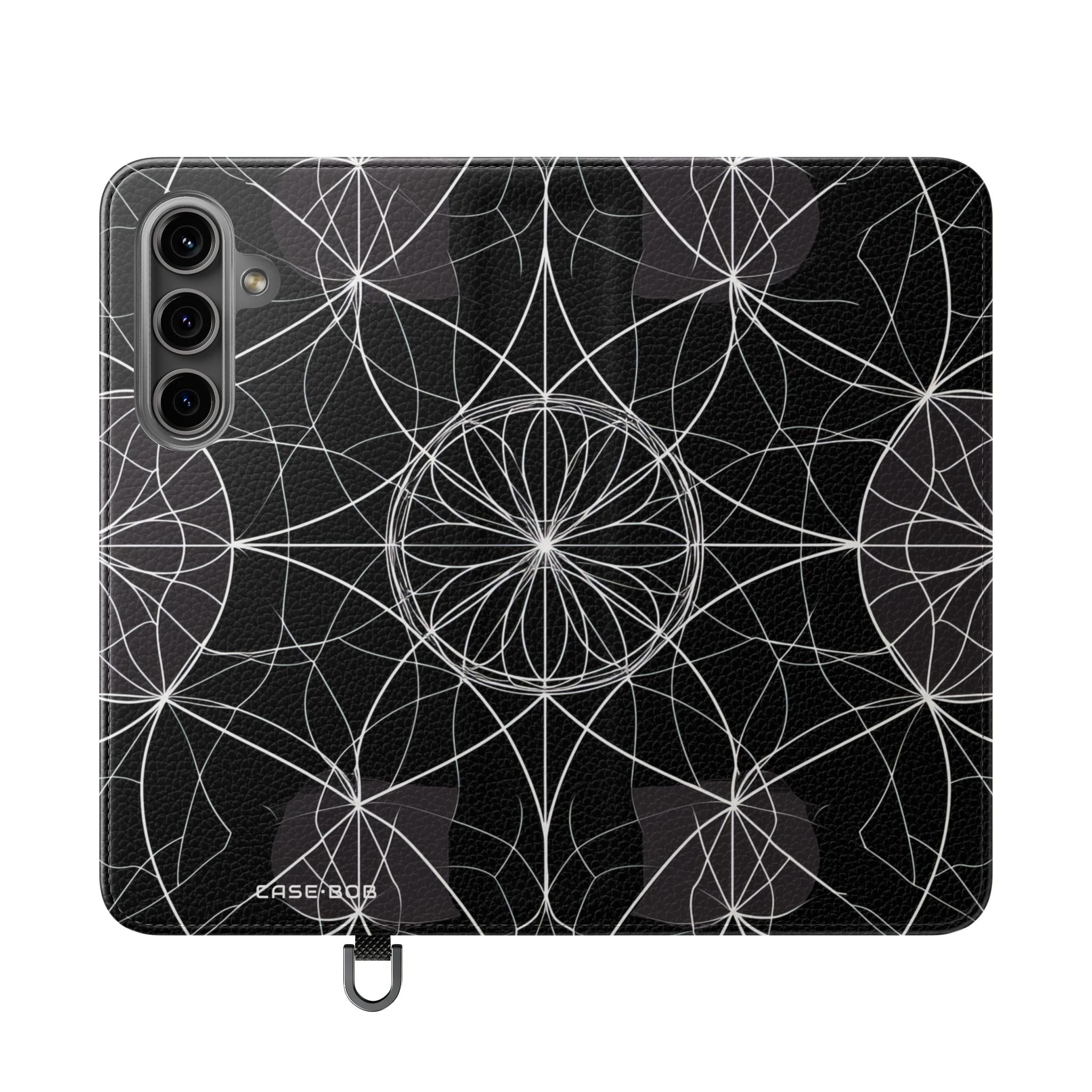 White Mandala Radiance - Samsung S24 Case - Wallet