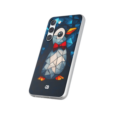 Mosaic Bowtie Penguin · Soft Phone Case for Samsung