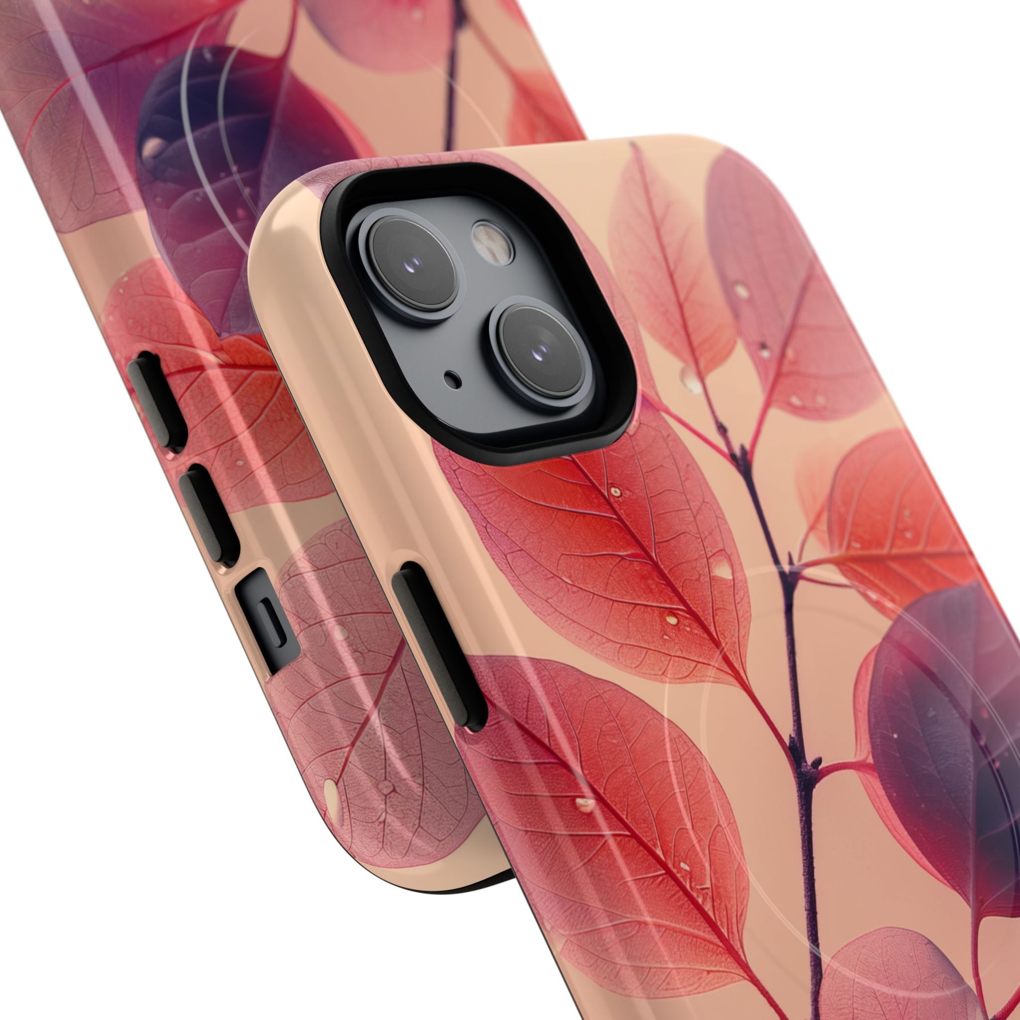Dewy Magenta Foliage · Tough+ Phone Case for iPhone · Magsafe