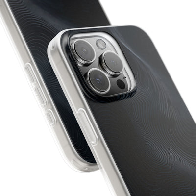Black Lite Phone Case for iPhone - Obsidian Ridge Flux