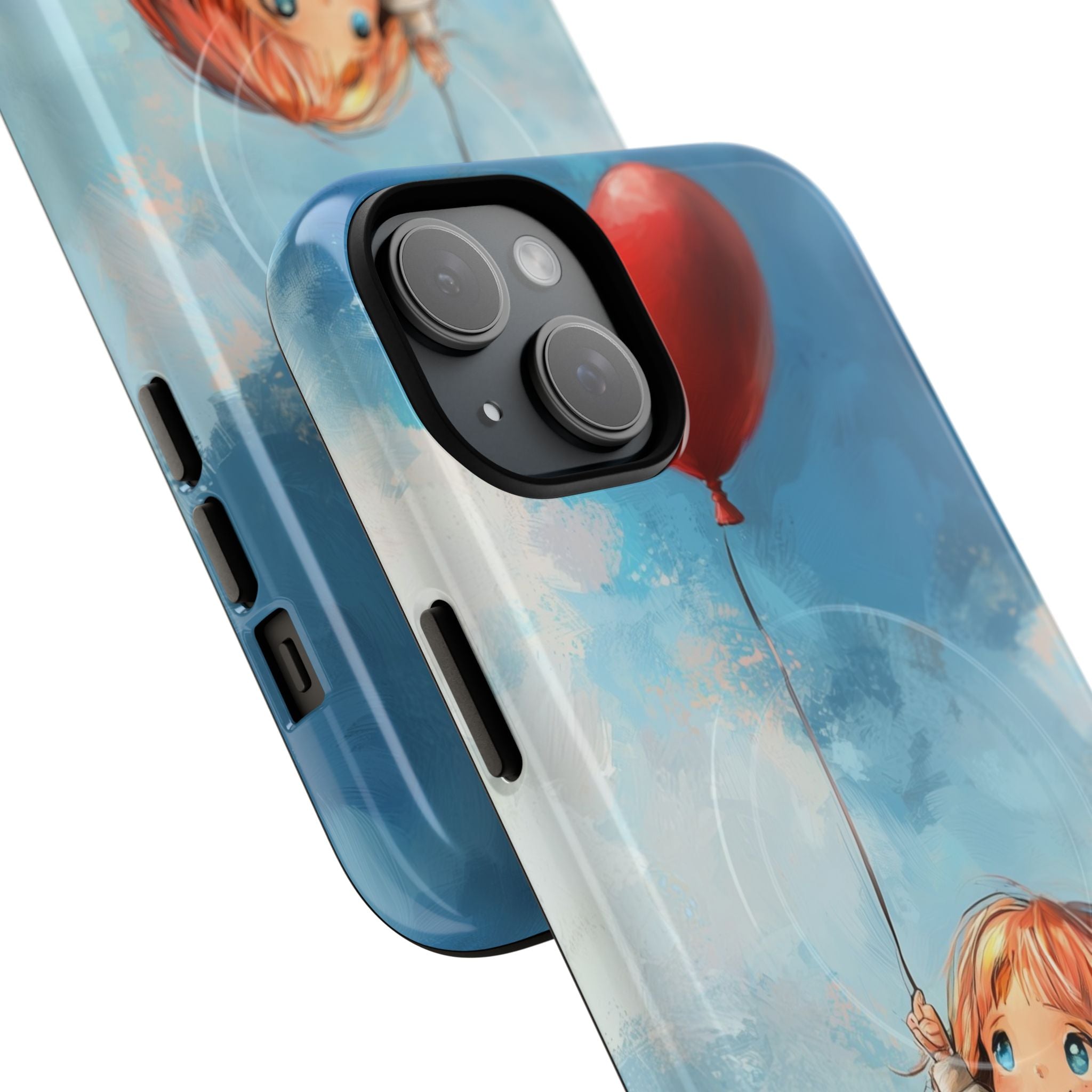 Crimson Heart Sky · Tough+ Coque de téléphone pour iPhone · Magsafe