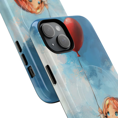 Crimson Heart Sky · Tough+ Coque de téléphone pour iPhone · Magsafe