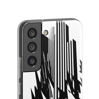 White Lite Phone Case for Samsung - Shattered Vector Spire