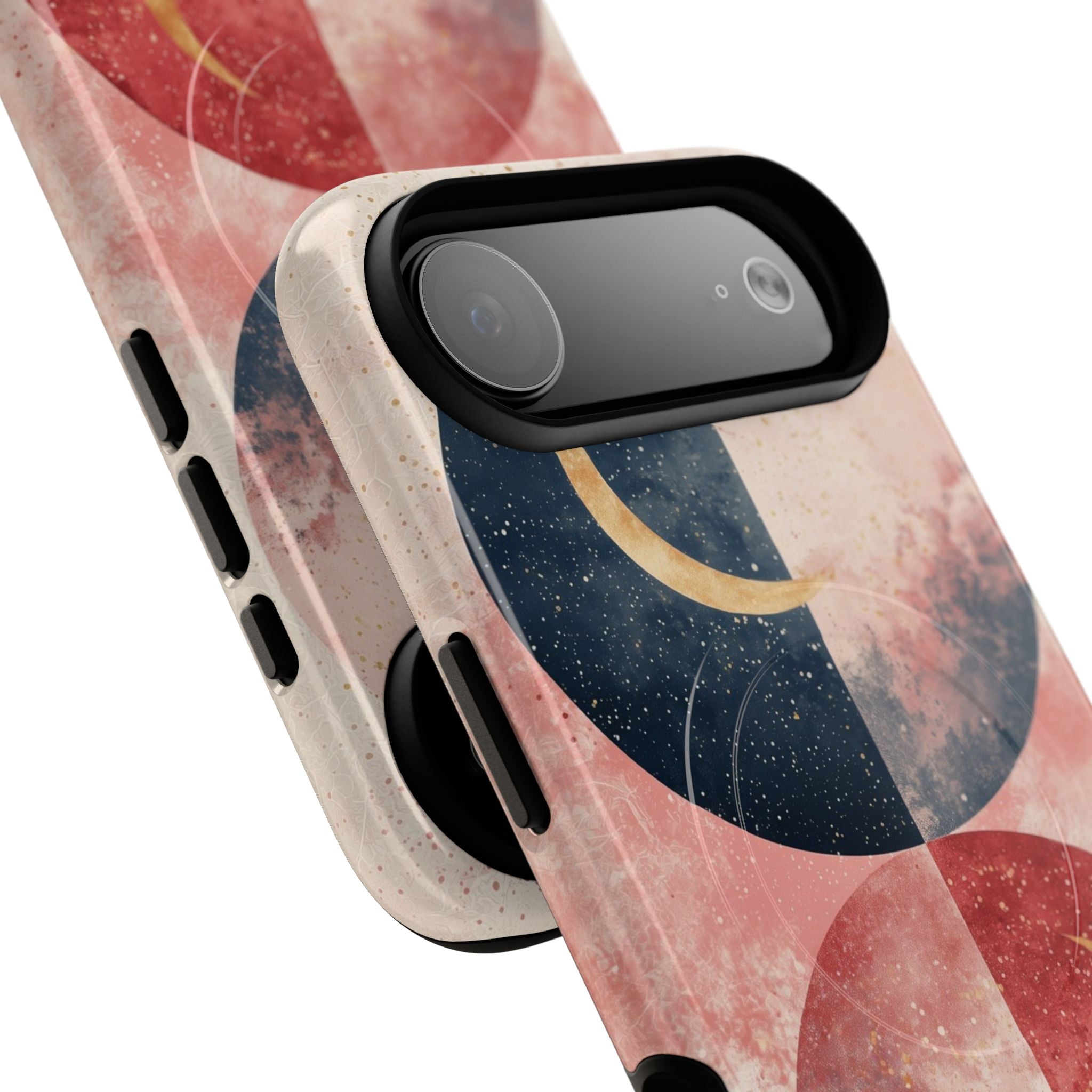 Golden Crescent Circles iPhone 17 Air Case - Tough+ - CASE•BOB