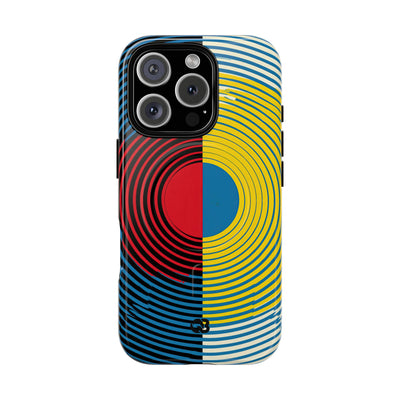 Blue Tough 2.0 Magsafe Phone Case for iPhone - Primary Circuit Orbit