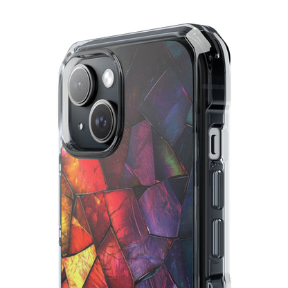 Crimson Shards iPhone 15 Case - Impact