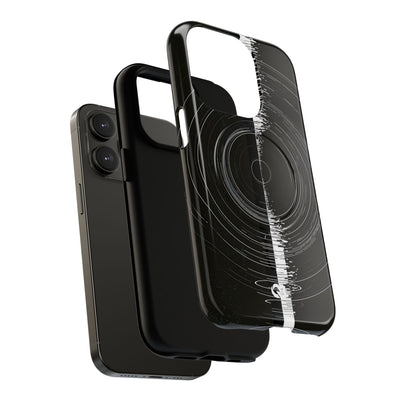 Black Tough 2.0 Magsafe Phone Case for iPhone - Obsidian Orbital Signal