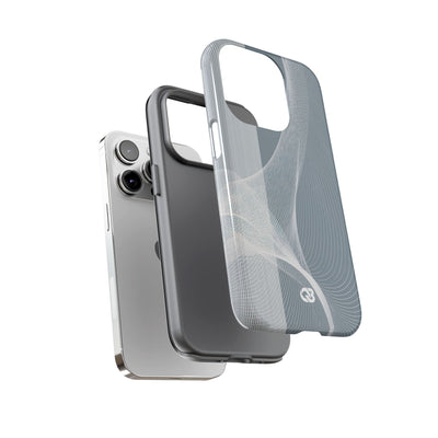 Slate Contour Drift · Tough Phone Case for iPhone · Grey