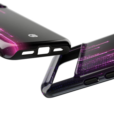 Binary Cascade · Tough Phone Case for Pixel ·  Black